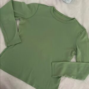 Eddie Bauer soft green Long Sleeve Top size S
